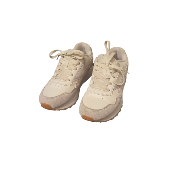 Reebok Kids Classics Tan and Cream Sneakers - Picture 2 of 4